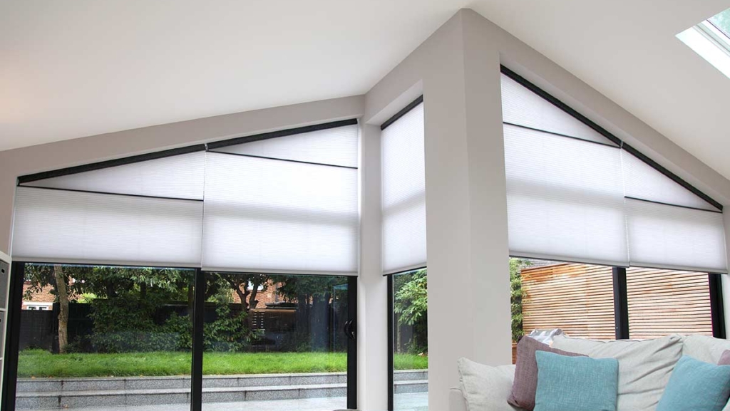 Motorised Duette® Gable Blinds