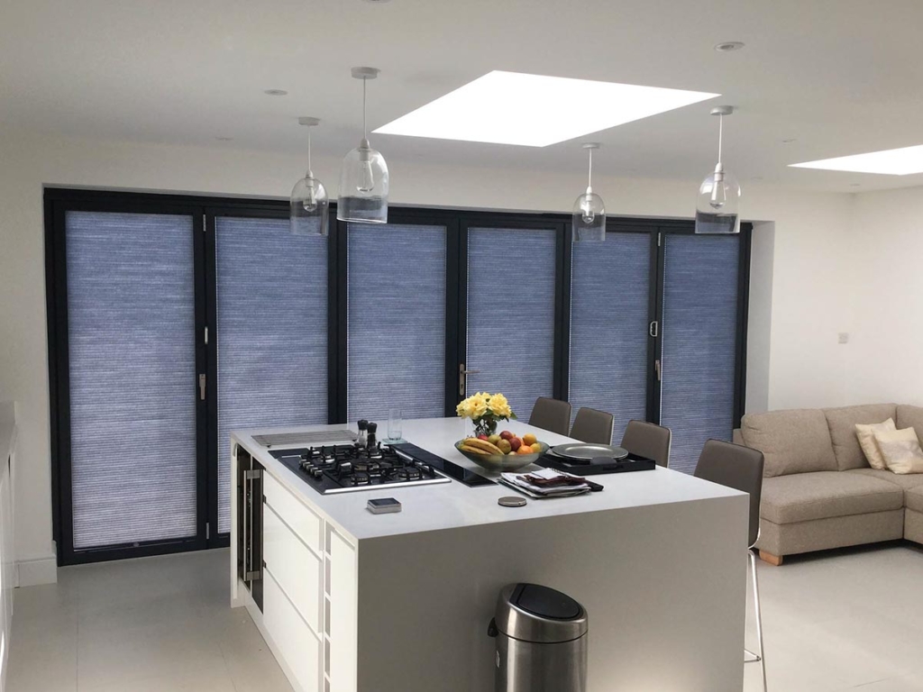 Recessed Duette® Folding Door Blinds